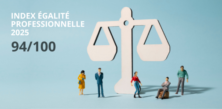 Index d'égalité professionnelle NMH : 94/100